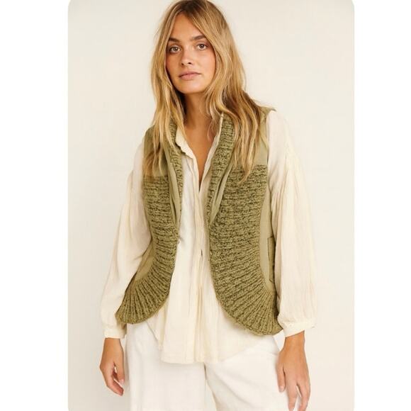 Free People Boho Hippie Cow Leather Suede Vest - Picture 1 of 13